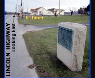 Road of Remembrance Marker in Paradise Township